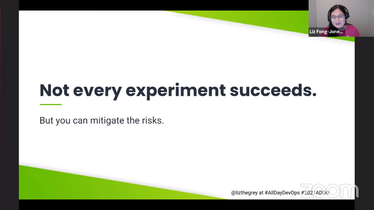 Liz Fong-Jones: Not every experiment succeeds. But you can mitigate the risks.