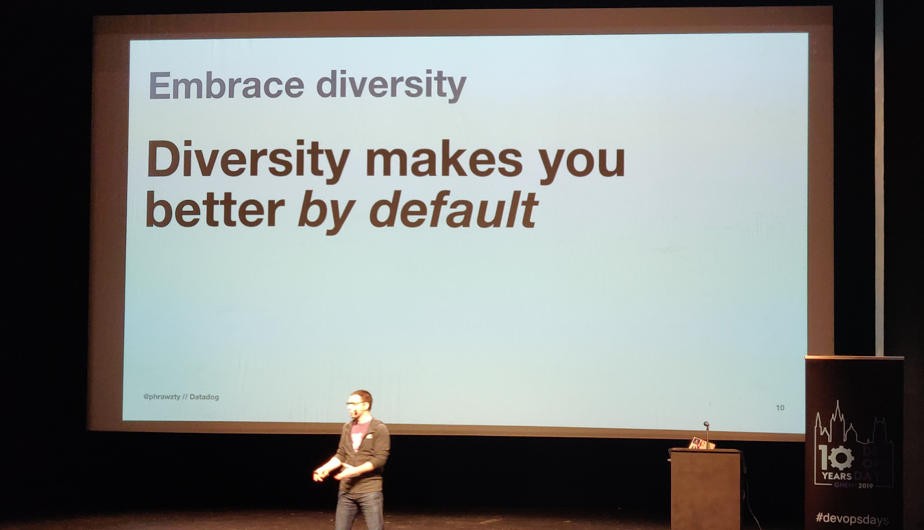 Daniel Maher explains that diverse teams are better