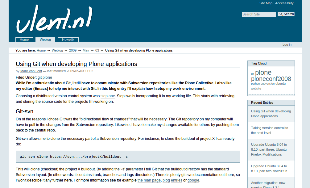 2008–2009, Plone